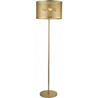 Fishnet gulvlampe, guld