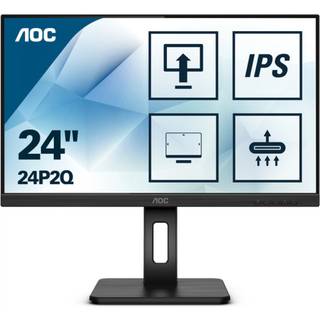 AOC P2 24P2Q LED display 60,5 cm (23.8') 1920 x 1080 pixel Fuld HD Sort