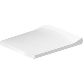 Duravit Viu toiletsæde SoftClose, rustfri stål beslag WC - Sæde
