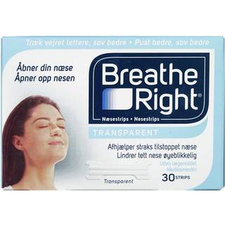 Breathe Right Næsestrips - 30 stk.