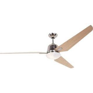 Loftsventilatoren Eco Aciatos, sølg, 162 cm
