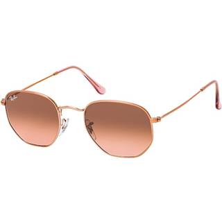 Ray-Ban Hexagonal Flat Lenses 0RB3548N Solbriller - Runde Bronze