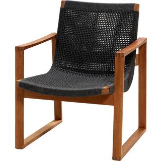 Cane-line Endless loungestol Dark grey, teakstativ