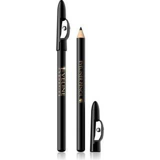 Eveline Cosmetics Eyeliner Pencil Langtidsholdbar øjenblyant med blyantspidser Skygge Black 1 g - 1 g