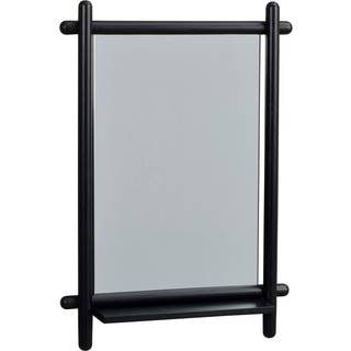 Rowico Home Milford spejl med hylde Sort eg 74 x 52 cm