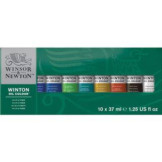 Winton oil colour set 10x37ml tubes