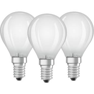 Osram LED Base kronepære E14 4 W 3-pk.