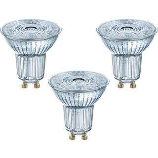 Osram 3 pak LED spotpærer 4,3W - varmt lys (På lager i butik)