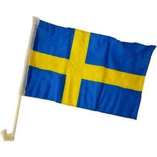 Svenske bil flag, 2 stk