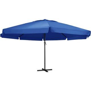haveparasol med aluminiumstang 500 cm sort
