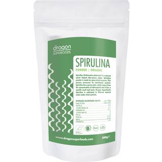 Dragon Superfoods Spirulinapulver, Øko - 200 gr.
