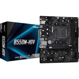 ASRock B550M-HDV Bundkort - AMD B550 - AMD AM4 socket - DDR4 RAM - Micro-ATX