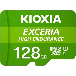 Kioxia EXCERIA High Endurance MicroSD/SD - 100MB/s - 128GB