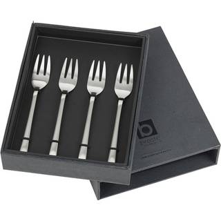 Broste Copenhagen Hune kagegaffel 4-pak Brushed satin