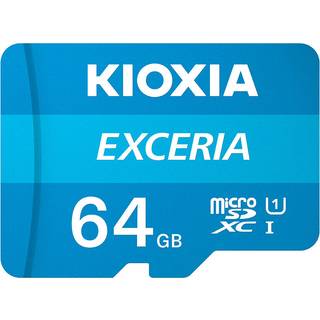 Kioxia EXERCIA MicroSD/SD - 100MB/s - 64GB