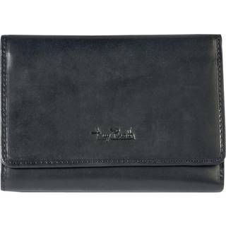 Tony Perotti tre-fløjet skindpung (BLACK)
