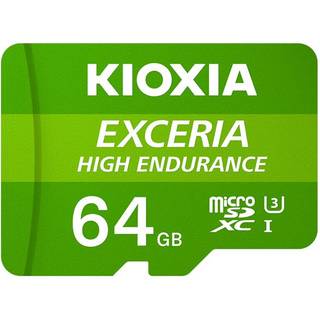 Kioxia EXCERIA High Endurance MicroSD/SD - 100MB/s - 64GB