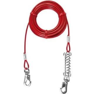 Trixie Tie out cable with pulley 15 m red
