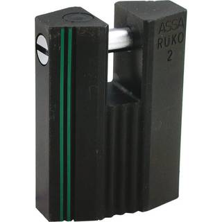 Ruko hængelås 2649 KL 2 m/2 nøgler serie 600 108529 sort krom