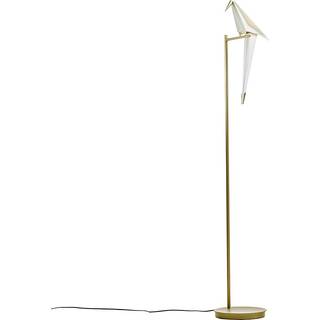 Moooi Perch Light Gulvlampe Messing/Hvid