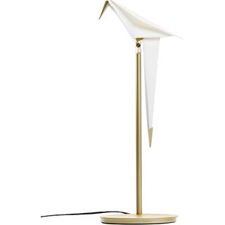 Moooi Perch Light Bordlampe Messing/Hvid