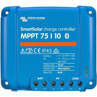 Solcelleregulator Victron SmartSolar MPPT 75/10, 12/24 V, 10 A