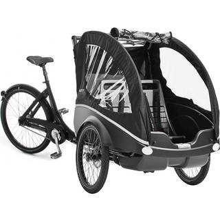 Winther Kangaroo Lite Ladcykel - Familiecykel med 8 Gear og Sikker Kabine til Børnetransport
