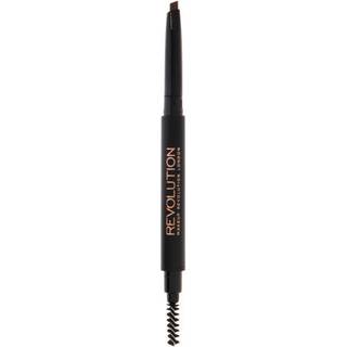 Makeup Revolution Duo Brow Pencil Medium Brown 15 g.