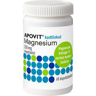 APOVIT Magnesium 230 mg Kosttilskud 60 stk