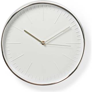Sort Vægur 30 cm med Rosaguld Visere
