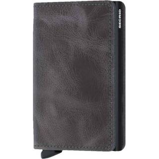 Secrid Slim Wallet Vintage Grey Black