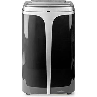 Nedis - Mobil Air Conditioner | 12000 BTU | 100 m³ | 3-Hastighed | Fjernbetjening | Luk-off timer | Grå / Sort - ACMB2BK12