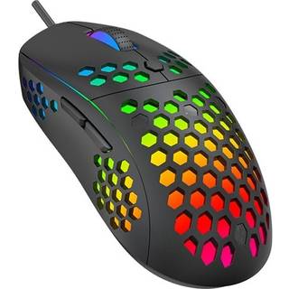 Havit MS878 Gaming Mus. Baggrundsbelyst RGB letvægts mus.