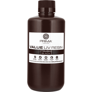 PrimaCreator Value Tough UV Resin (ABS Like) - 1000 ml - Sort