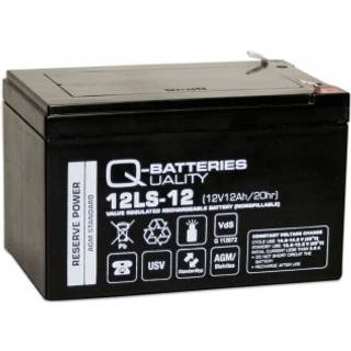 Q-Batteries 12LS-12 F1 12V 12Ah AGM batteri