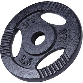 Gorilla Sports Vægtskiver TRIGRIP Sort Vægt 2,5 kg