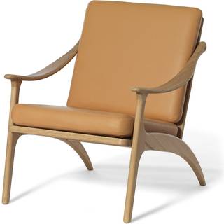 Warm Nordic Lean Back Loungestol Hvidolieret / Natur - Lænestole Eg Nature - 2203006