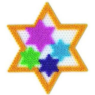 Hama Perleplade Midi - Stjerne stor 17x15 cm Hvid - 1 stk