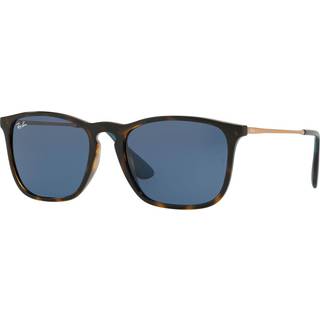Ray - Ban Mand RB4187 CHRIS 639080 Solbriller Injiceret Skildpadde Blå Firkantet Normal