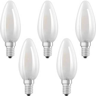 Osram Retro LED Kertepære mat E14, 4W=40W 5-pak