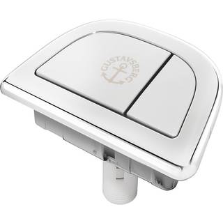 Gustavsberg Nautic 9GN01161 Skylleknap Lav knap, dobbelt tilbagespoling