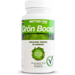 Better You Grønt Boost kapsler, 60 kapsler