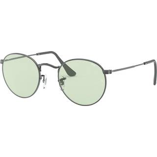 Ray - Ban Mand RB3447 ROUND METAL 004/T1 Solbriller Metal Rifle tønde Grøn Rund Normal Fotokromatisk