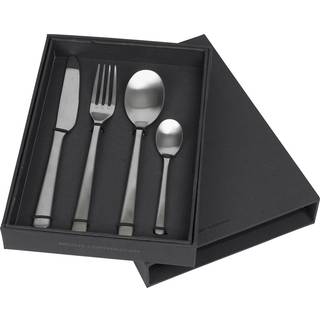 Broste Copenhagen Hune bestiksæt brushed satin 4 deler Rustfrit stål
