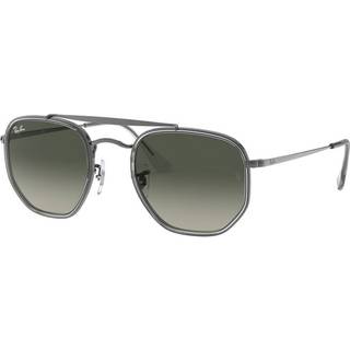 Ray - Ban Unisex RB3648M THE MARSHAL II 004/71 Solbriller Metal Grå Grå Geometrisk Normal Skygge