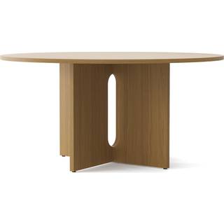 Audo Copenhagen - Androgyne Dining Table - Natural Oak/Natural Oak - Ø150 cm - Spiseborde - Danielle Siggerud - Træ farvet - Metal/Træ