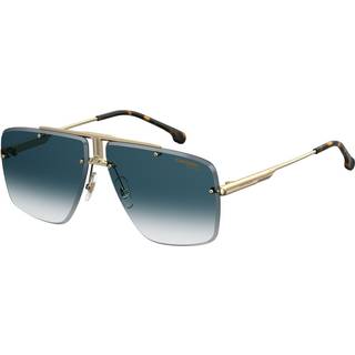 Carrera Unisex CARRERA 1016/S 001/08 Solbriller Metal Guld Blå Firkantet Skygge
