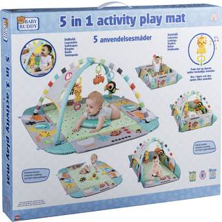5 i1 aktivitets legemåtte Baby Buddy legetæppe 551719