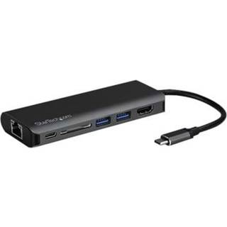 STARTECH USB-C Multiport Adapter - SD - PD - 4K HDMI GbE - 2x USB 3.0