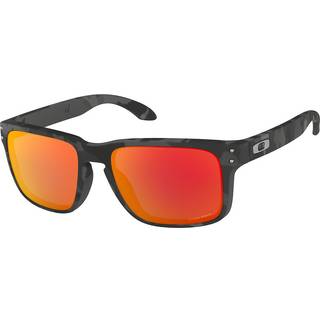 Oakley Mand OO9102 HOLBROOK 9102E9 Solbriller O_matter Sort Rød Firkantet Normal Prizm